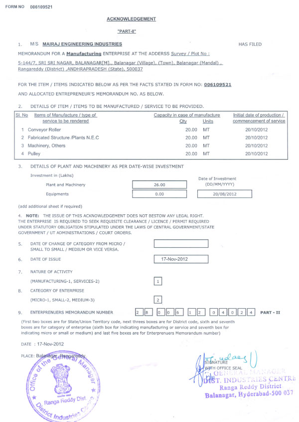 MSME_Registration_certificate_Mairaj